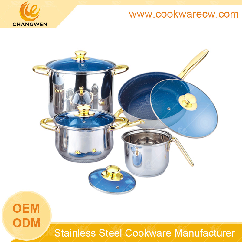 Wholesale Support OEM/ODM cookware sets Pots Stainless Steel