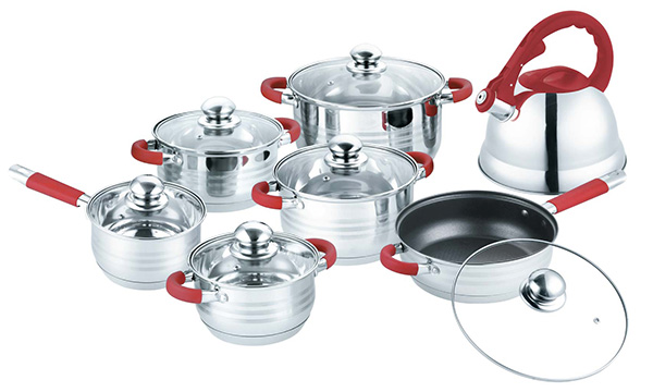 stainless steel pots and pans